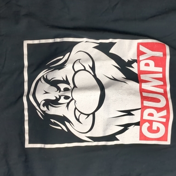DISNEY The 7 dwarfs "Grumpy" tee size XL - Picture 2 of 4